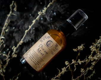 Dream Mist - Calming - Natural Toner - Energy Mist - Hydrosol - Flower Water - Energy Release - Night Ritual