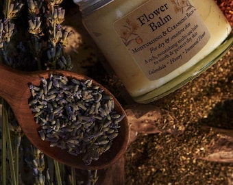 Flower Balm: Natural Moisturizing & Cleansing Salve for Sensitive Skin