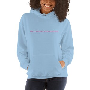 treat people with kindness hoodie grey