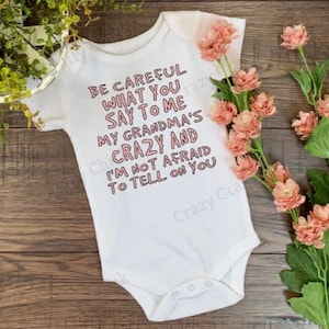 My Grandma Is Crazy| Grandma Love|Grandchildren | Mother&#39;s Day Grandma Love | Use the design for Signs, T-shirts, Mugs, and More | SVG File|