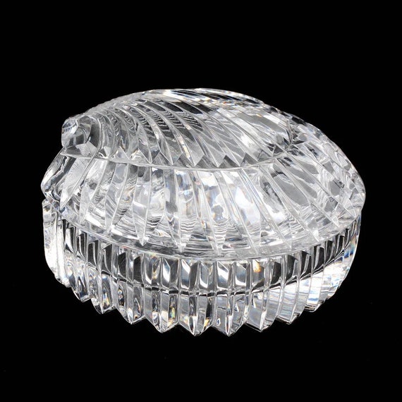 Waterford Crystal 4 Shell Trinket Box Etsy