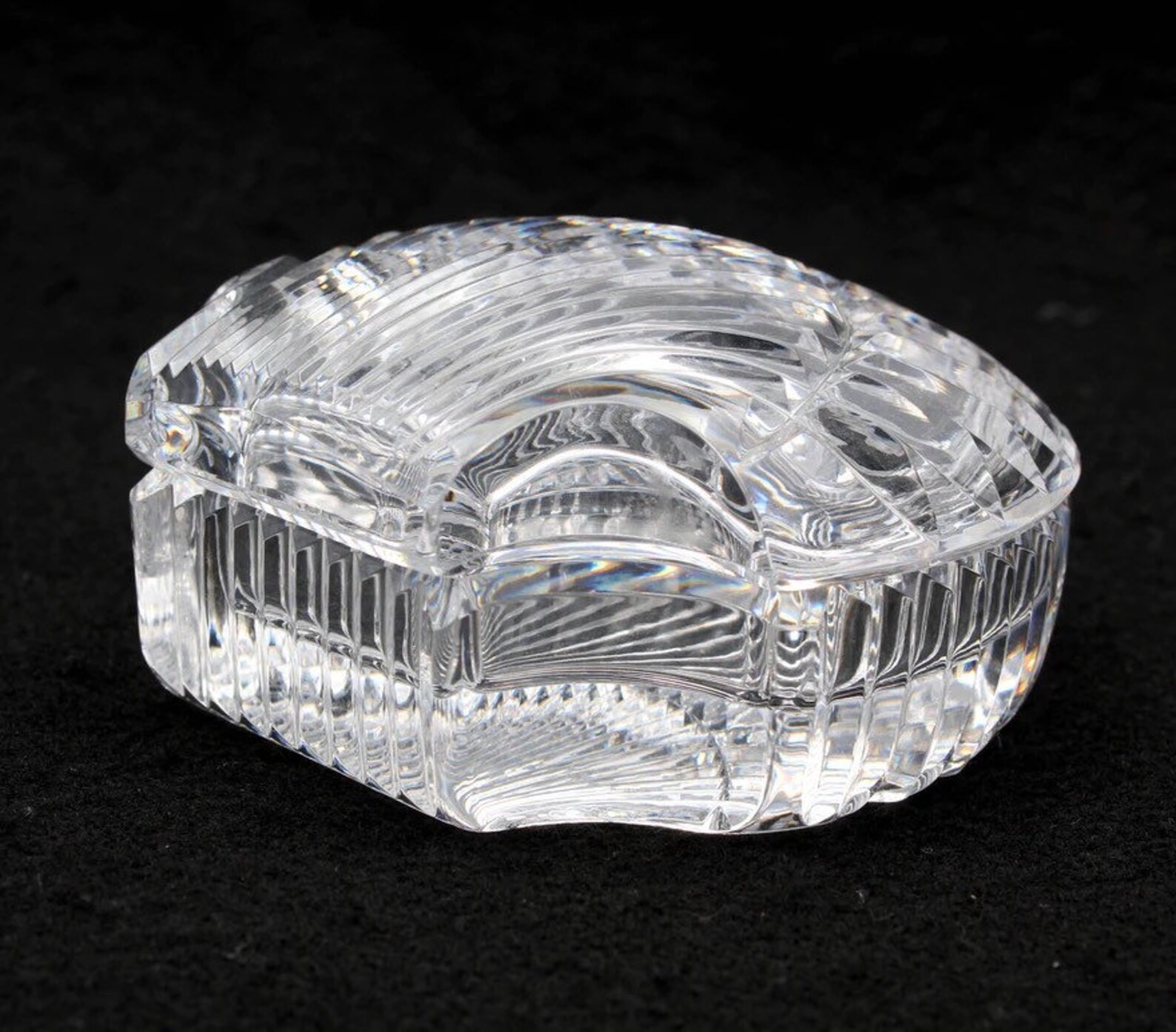 Waterford Crystal 4 Shell Trinket Box Etsy