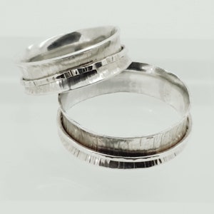 925 Sterling Silver Spinner Ring