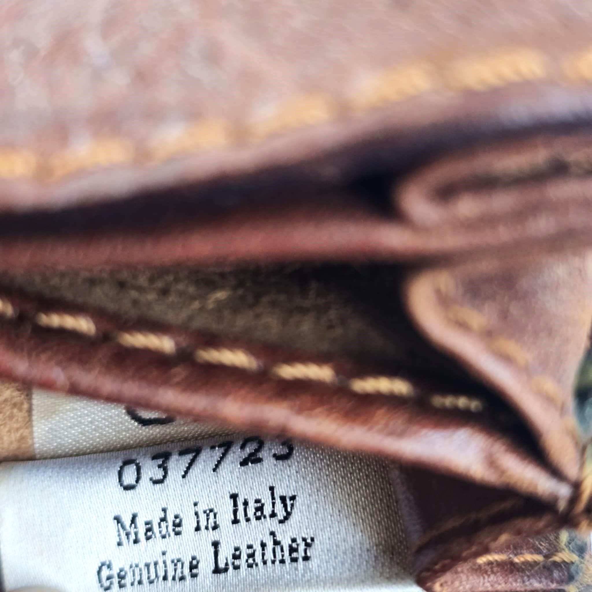 Vintage the Bridge Leather Crossbody Bag, Brown Saddle Purse