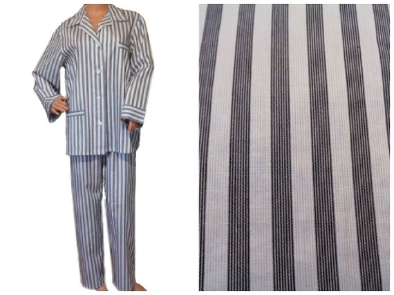 Black and online white striped pyjamas
