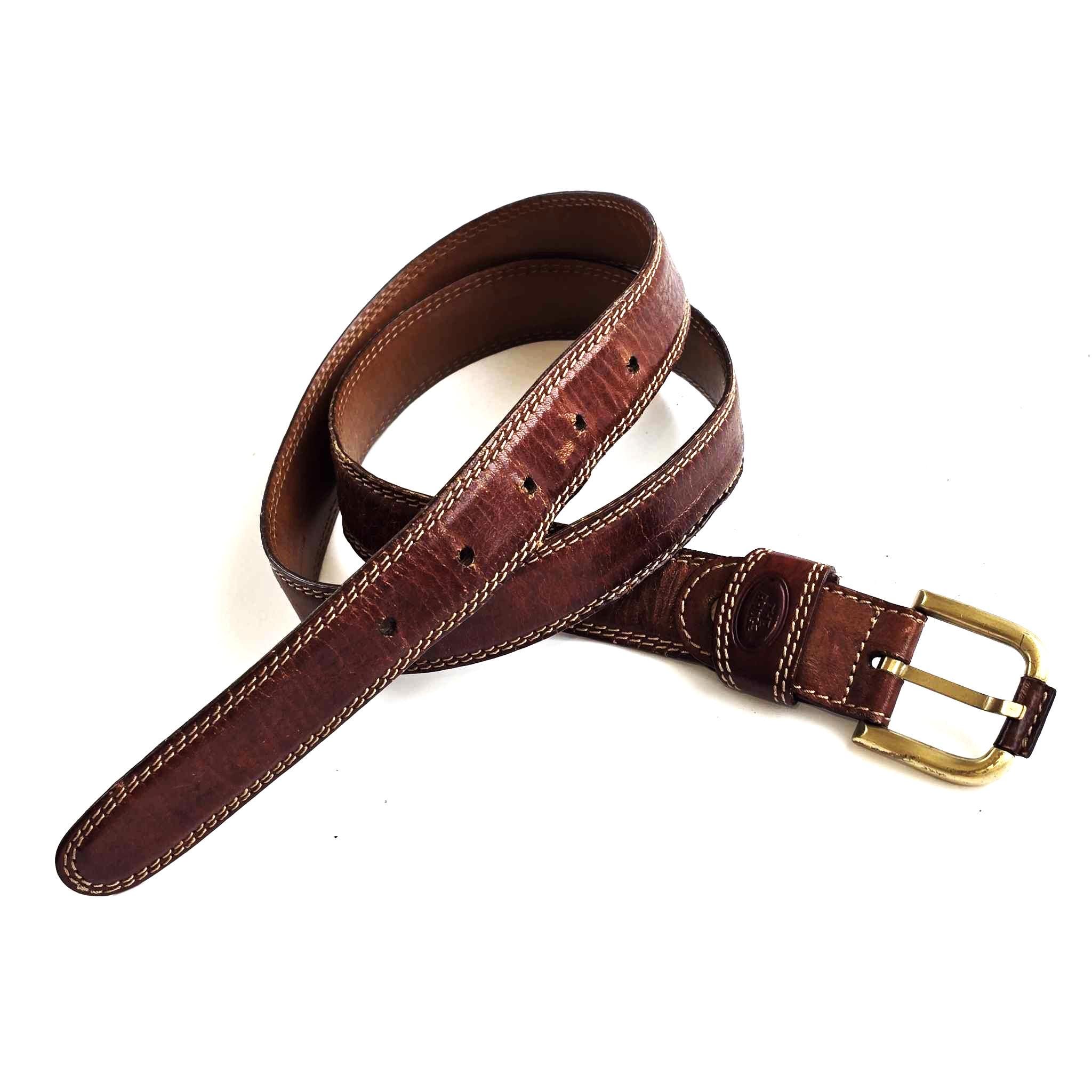 THE BRIDGE Genuine Leather Women Brown Belt Vintage - Etsy