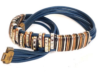 Vintage Greek Handmade Brass Wire Belt Handwoven Open Link  display picture 1