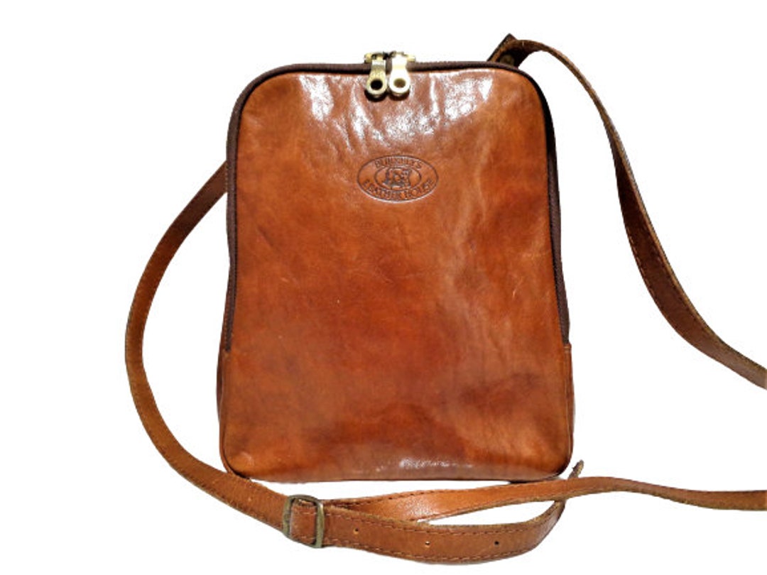 Burkelys leather online house bag