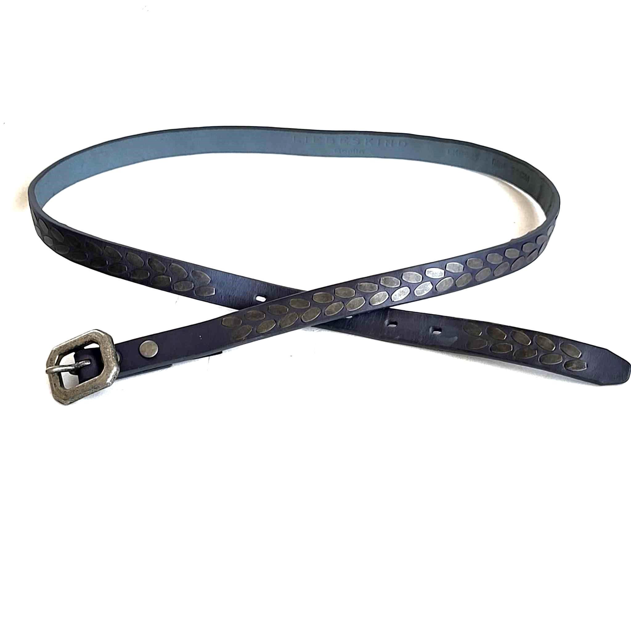 Vintage Liebeskind Berlin Narrow Slim Women Belt Skinny 