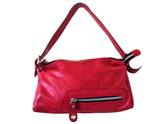 Gianni NOTARO Buttery Leather Handbag Pink Leather Shoulder - Etsy Sweden