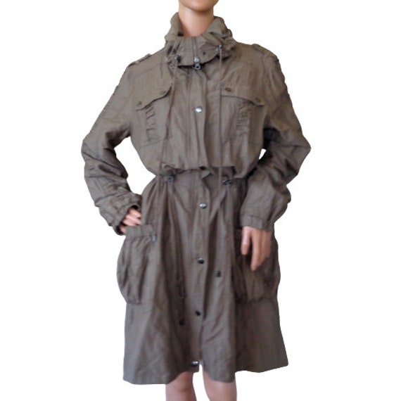 小物 digne throw shawl coat khaki 小物 digne throw shawl coat