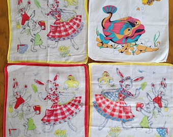 レトロ 少年漫画キャラクターハンカチ 1968年懸賞品 レトロ 少年漫画