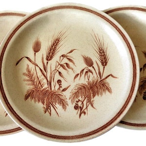 Churchill England Plate, Bread Butter Side Plate, Beige Brown Stoneware, Churchill Stonecast, Salad Plate