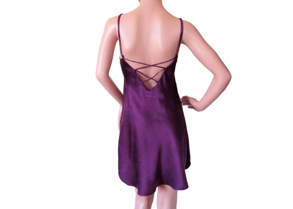 Satin Cross-Back Slip Dress  Sensual dress, Slip dress, Dress