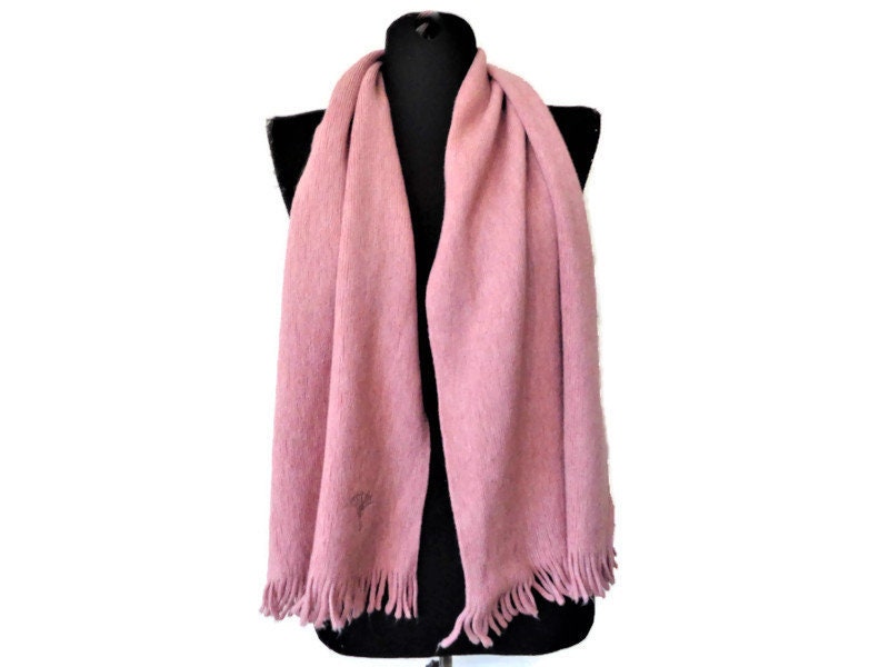 Vintage Wool Long JOOP Scarf Pink Winter Scarf Gift for Her - Etsy