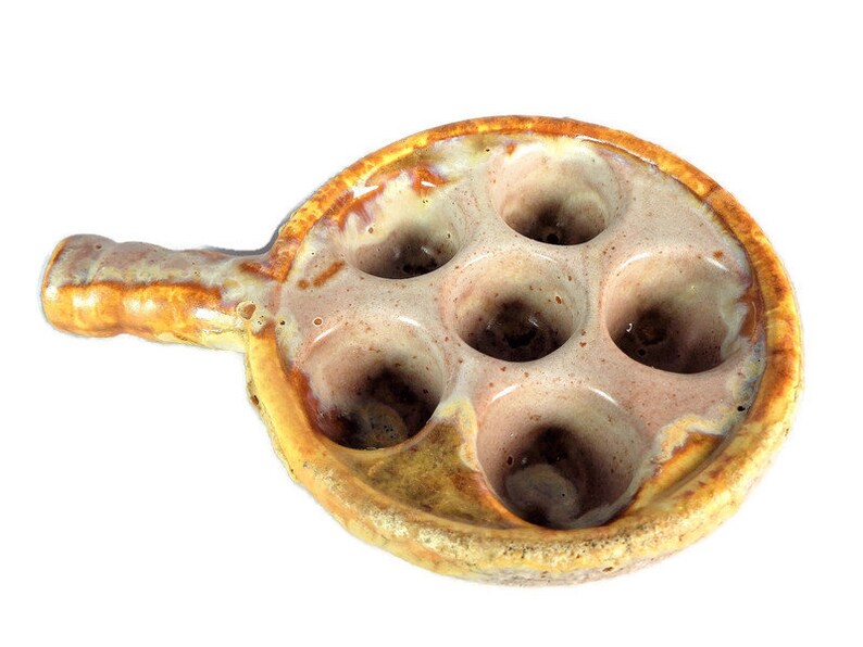 Stoneware Snail Escargot Dish Mushroom Plate Made in Canada Etsy