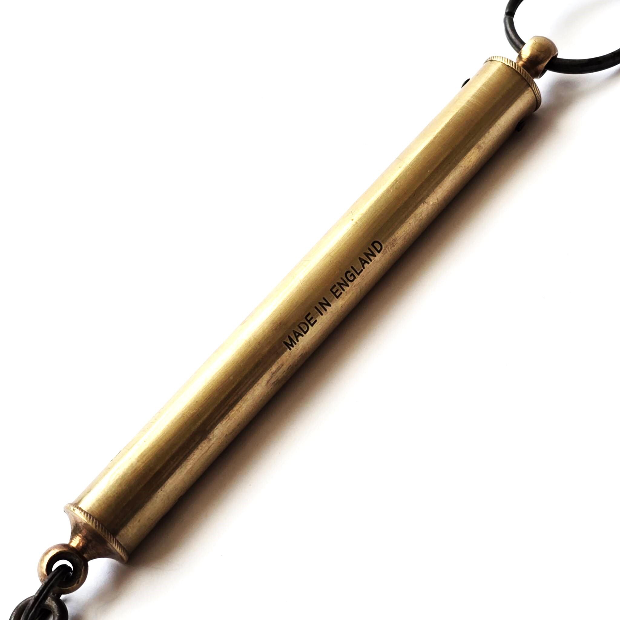Vintage SALTER Brass Spring Balance Scale, Hanging Weight