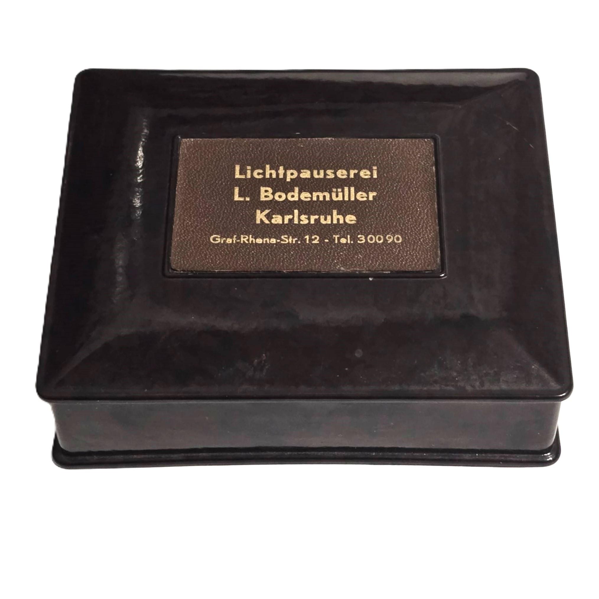 Vintage Bakelite Box: US Zone Germany Zetka, Mid-century Modern