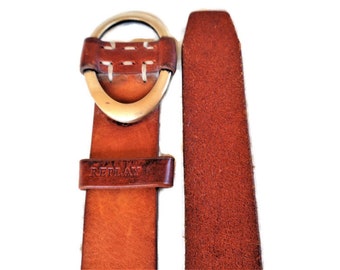 Neiman Marcus Congac Vintage Boho Belt size S Rag & Bone Suede Boyfriend Belt, Camel | Neiman Marcus main image 4