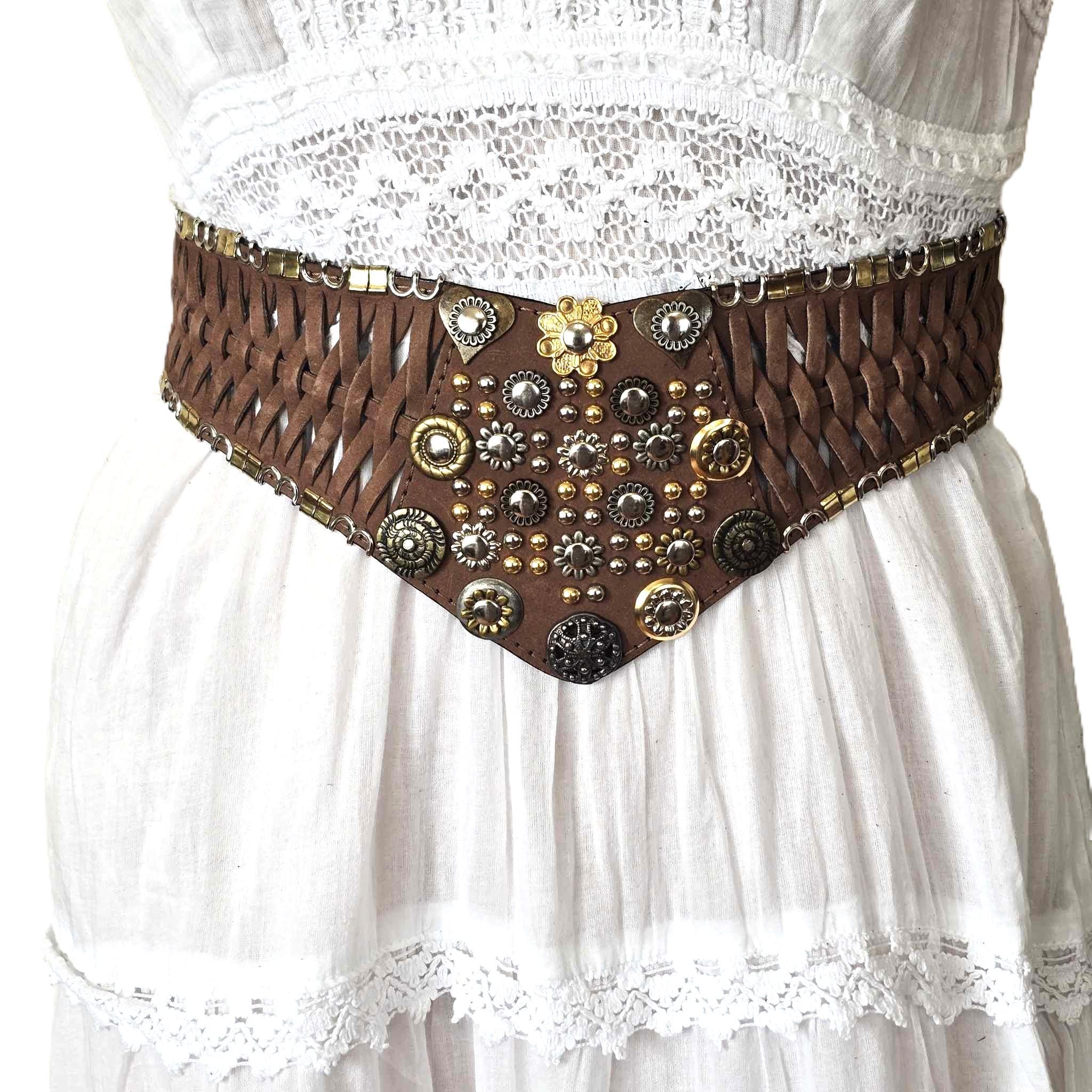 Neiman Marcus Congac Vintage Boho Belt size S Rag & Bone Suede Boyfriend Belt, Camel | Neiman Marcus main image 2