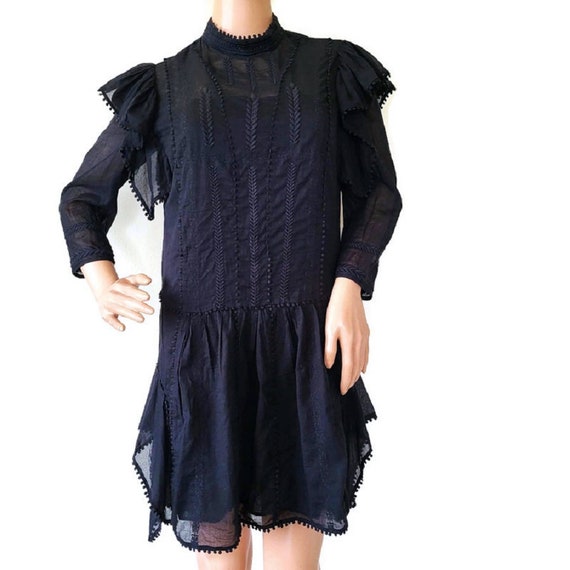 black isabel marant dress MARIELLE DRESS Woman black main image 1