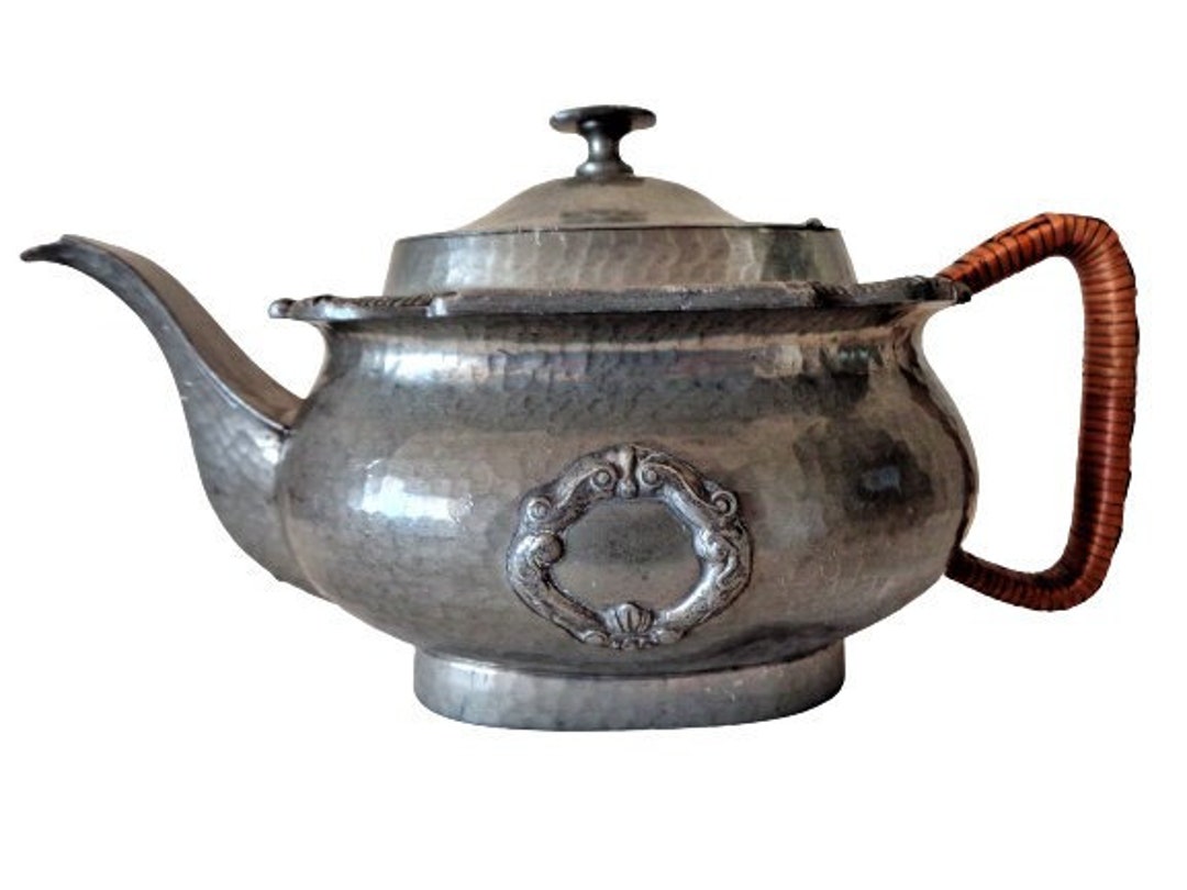English Pewter Teapot, Antique Teapot, Vintage Tea Party, Victorian