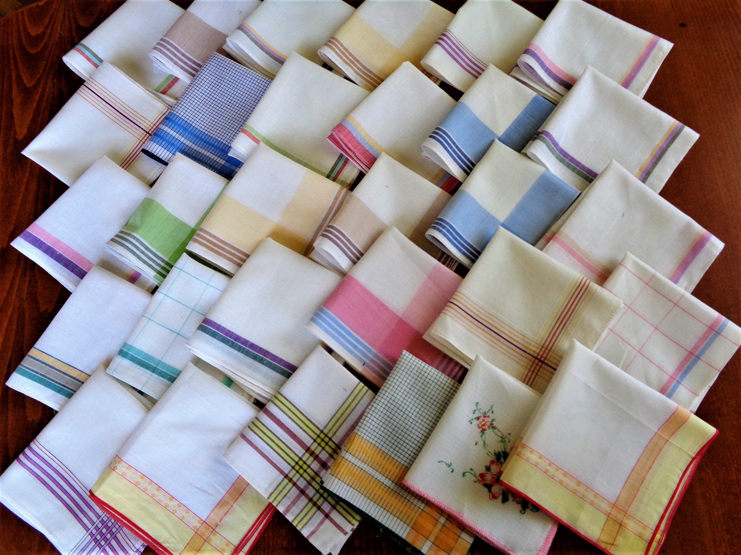Women s Handkerchief Lot of 30 Vintage Women s Hankies Lot