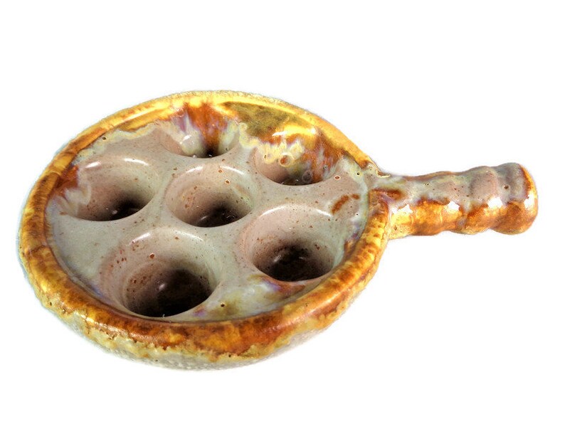 Stoneware Snail Escargot Dish Mushroom Plate Made in Canada Etsy