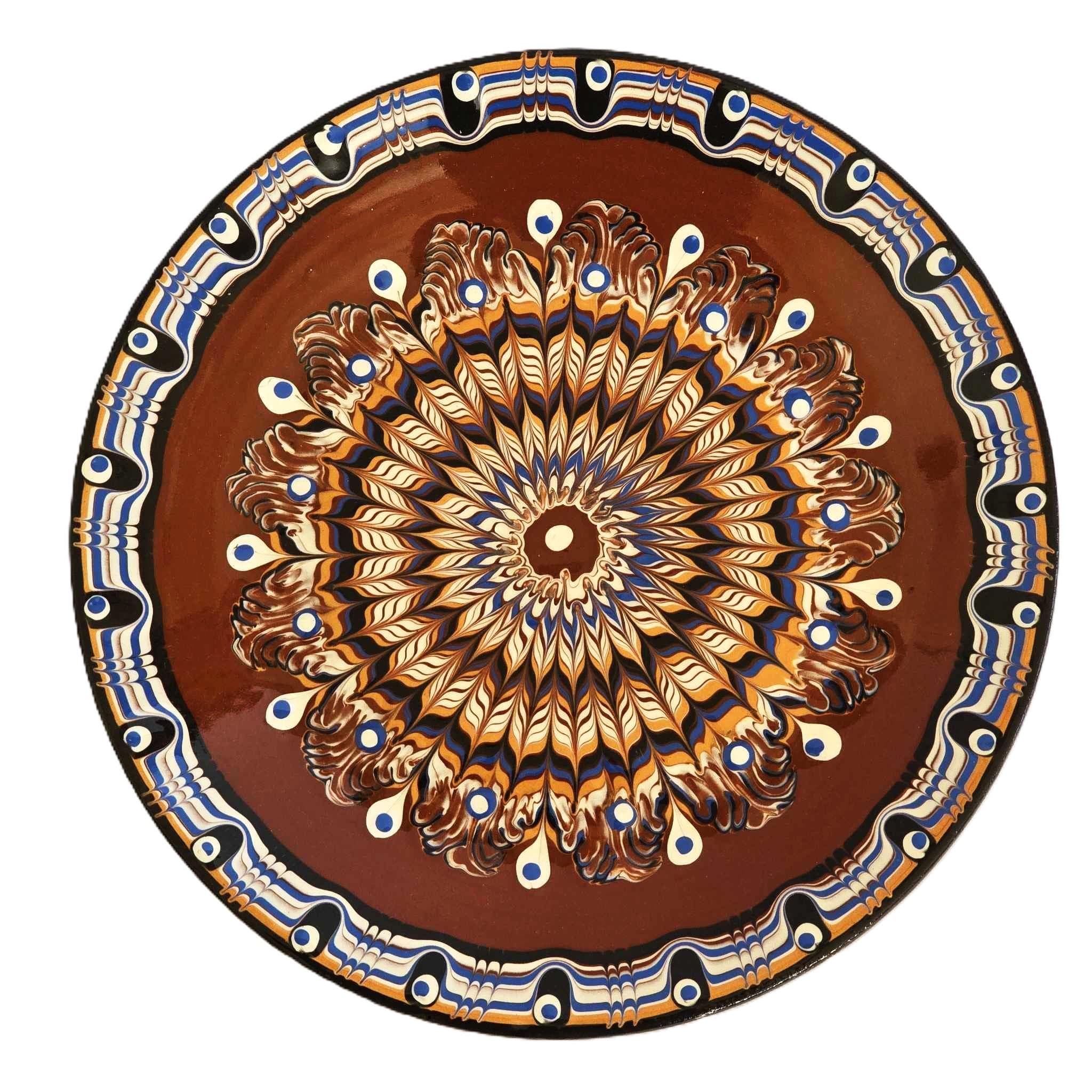 ルーマニア ホレズ窯 ホレズ焼 26cm 新品 伝統工芸 美しい文様 レア 希少 ルーマニアの陶器、磁器、陶磁器 | ルーマニア政府観光局