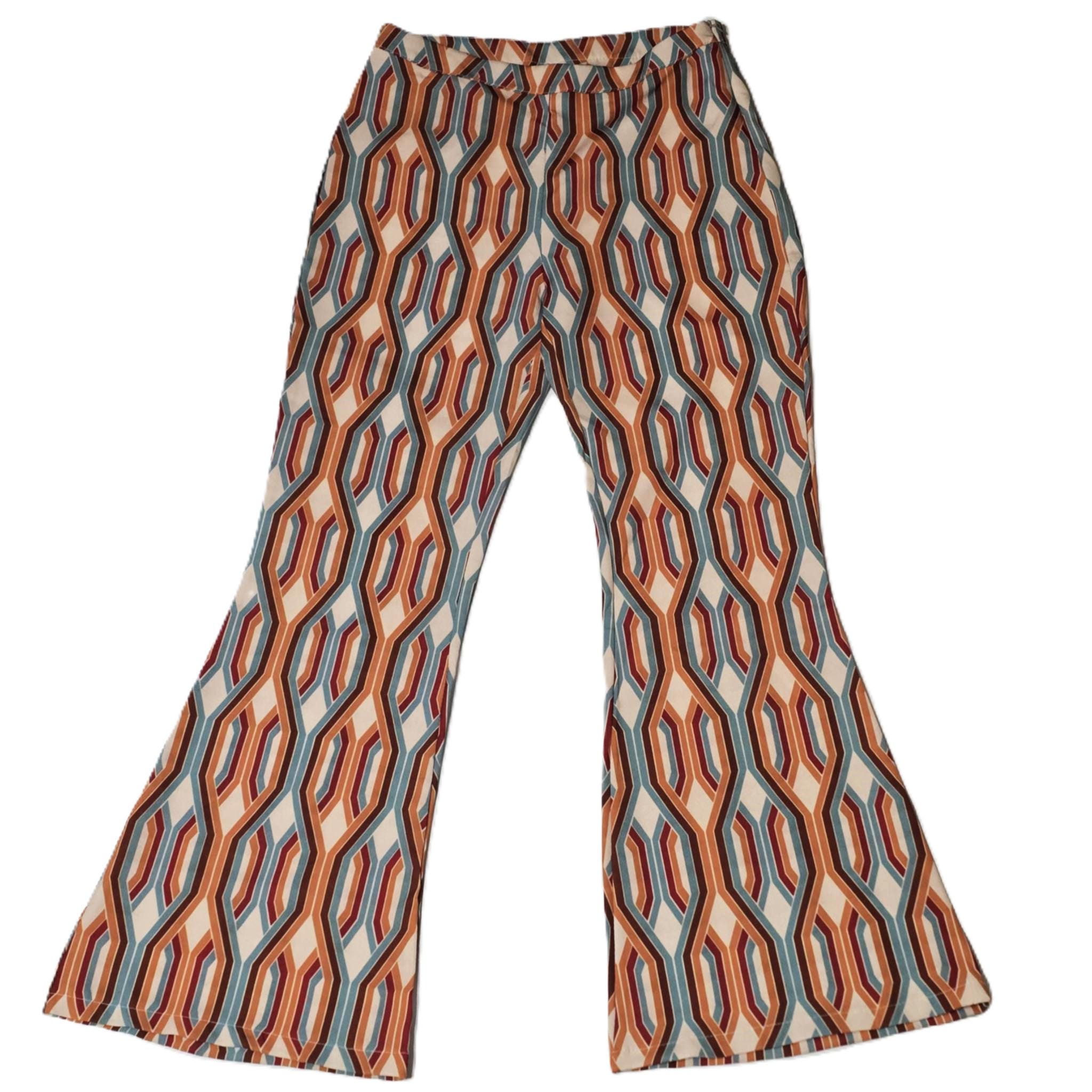 70s Striped Flares - Etsy