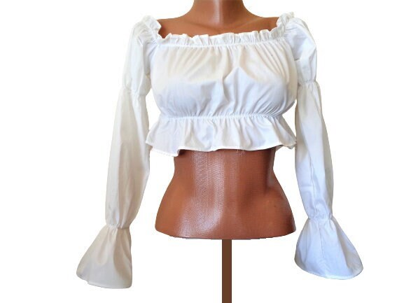 Puff Shoulder Top Etsy UK