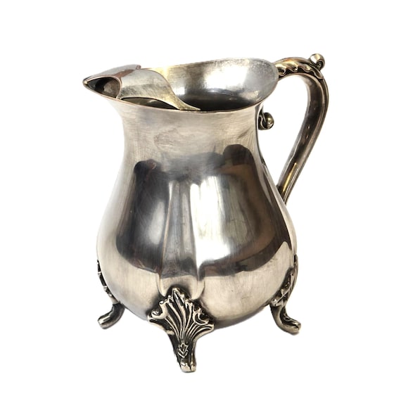 ヴィンテージ Viners Sheffield シルバーメッキ クリームジャグ、400ml 