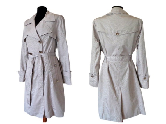 Calvin Klein Womens Trench Coat Vintage 90s Fashion Clothing - Etsy