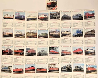 Vintage Set of 52 Playing Cards Southern Pacific Lines Assorted