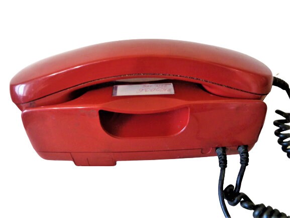 Telefon z tarczą obrotową, zabytkowy telefon z tarczą