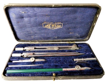 Vintage Drafting Lettering Set Leroy Drafting Kit, Complete Drafting