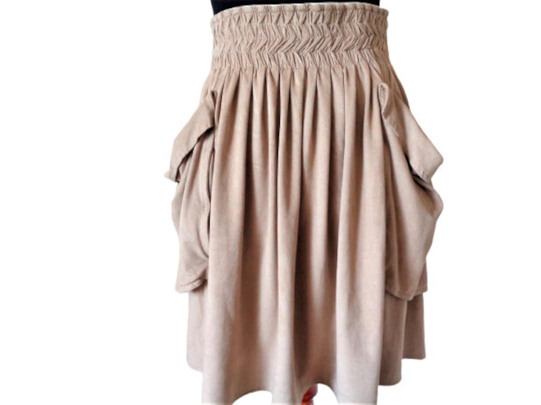 Damen Softlyzero&trade; Faux Leather Elastischer, Schmaler 2-in-1 Party-Minirock Aus K&uuml;nstlichem Leder