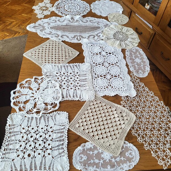 Crochet Table Runner Doily Etsy