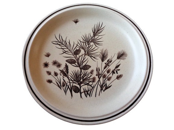 Vintage Dinner Plate, Pinewood by W H Grindley, English Ceramic
