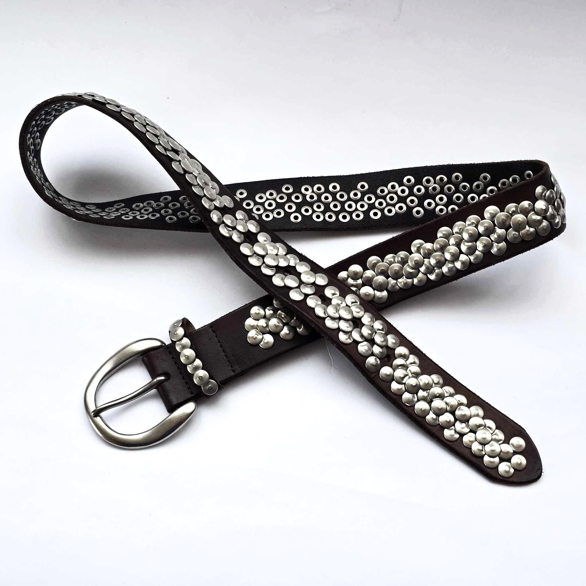 Vintage Studded Belt - Etsy