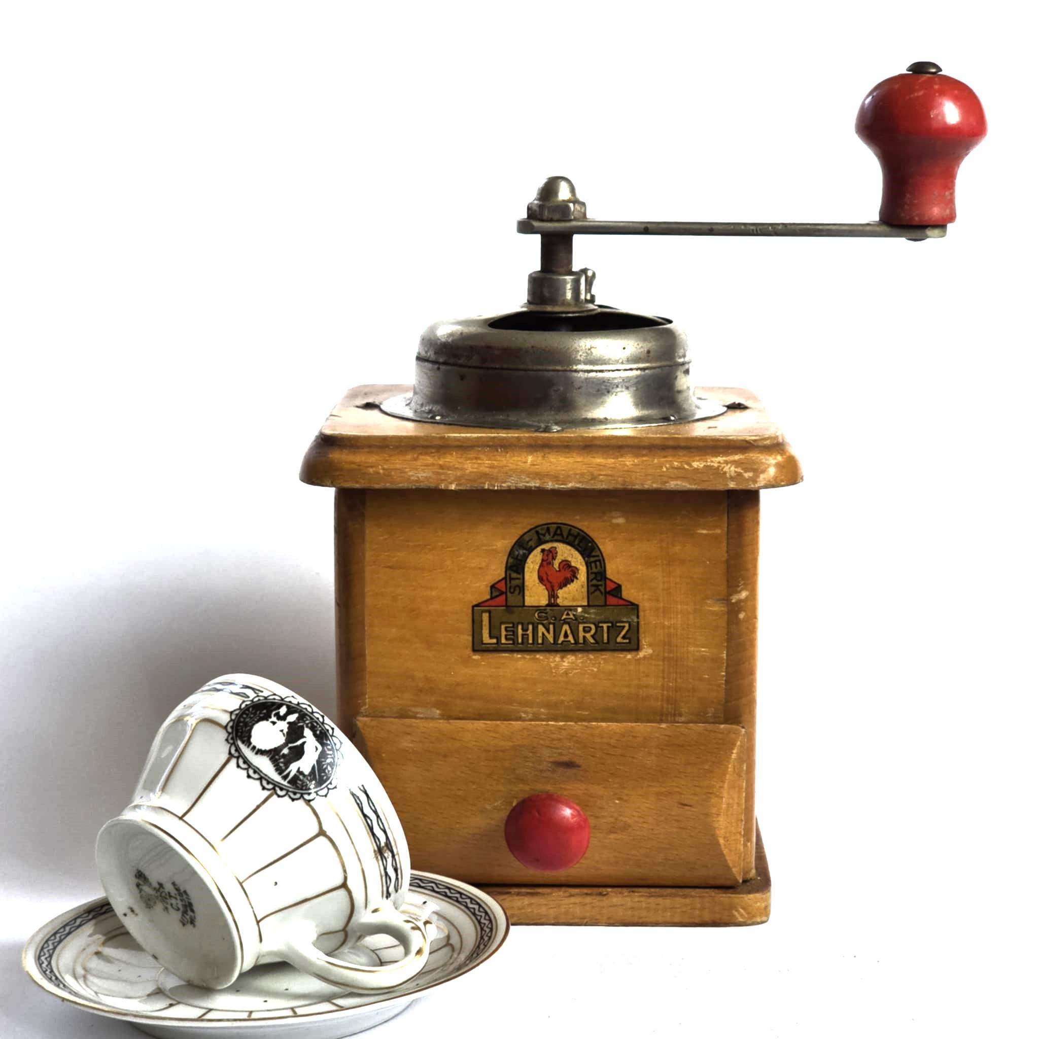 ヴィンテージドイツ製コーヒーグラインダー C.A. Lehnartz、1950年代の 