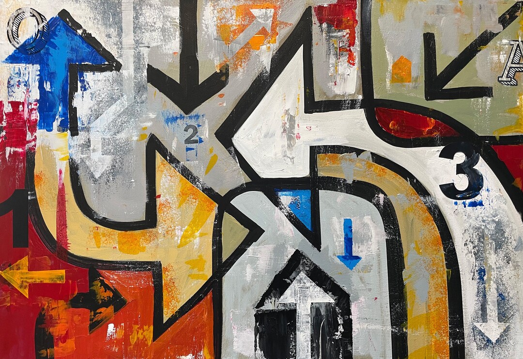 Sense of Direction - Original Abstract Painting 24
