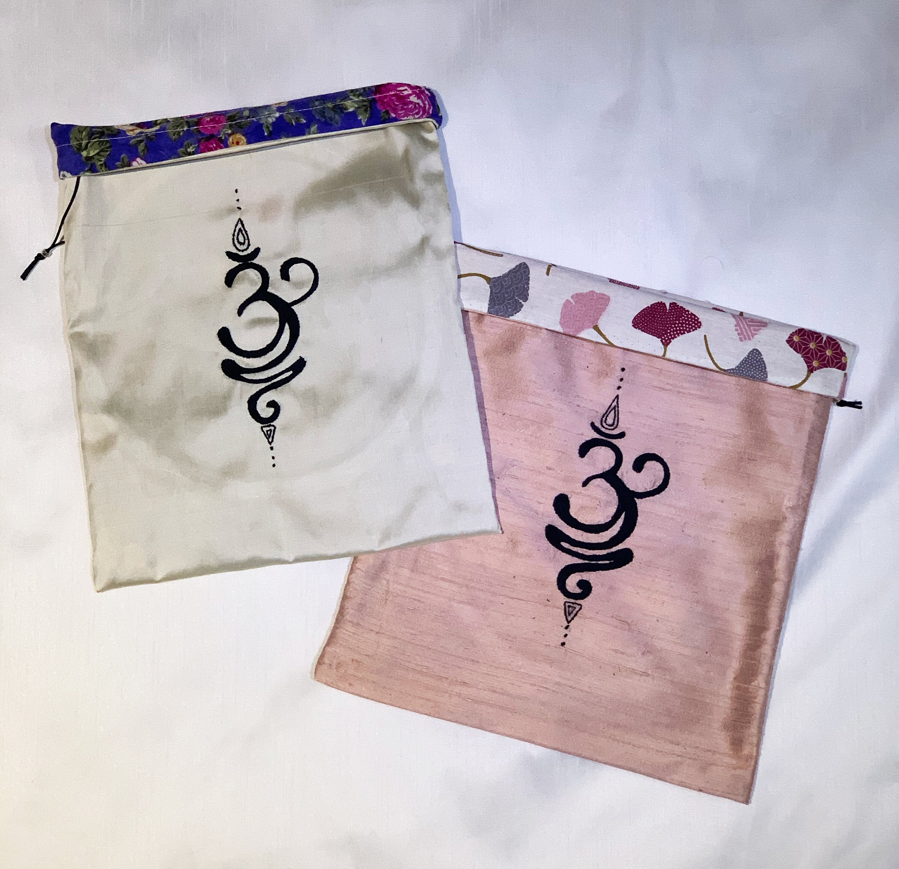 Silk garment bag 100 raw silk hand embroidered LIMITED Etsy