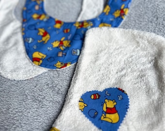 Winnie de Poeh-babycadeauset: natuurlijk bamboe en katoen