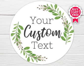 BOGO / Custom Wedding Stickers / GLOSSY Stickers / Available in 3 sizes / Personalized Wedding Stickers / Custom Wedding Labels