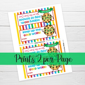 INSTANT DOWNLOAD / Rainbow / Custom School Bag Toppers / 100th Day of School / You're One Smart Cookie School Bag Topper image 2