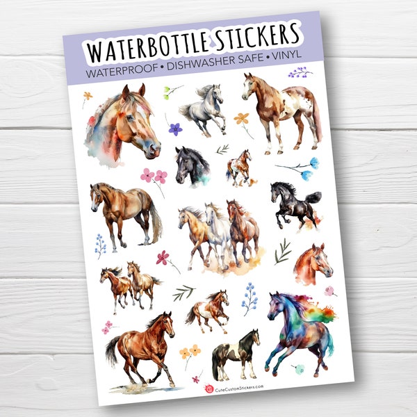 Horse Stickers Etsy