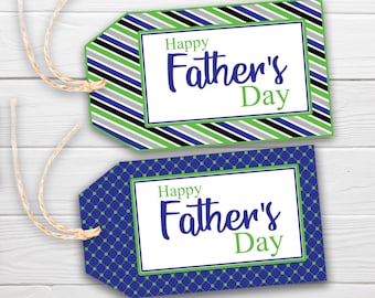 Father's Day Printable Gift Tags / Happy Fathers Day / Dad Printable Tags