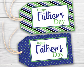 Father's Day Printable Gift Tags / Happy Fathers Day / Dad | Etsy
