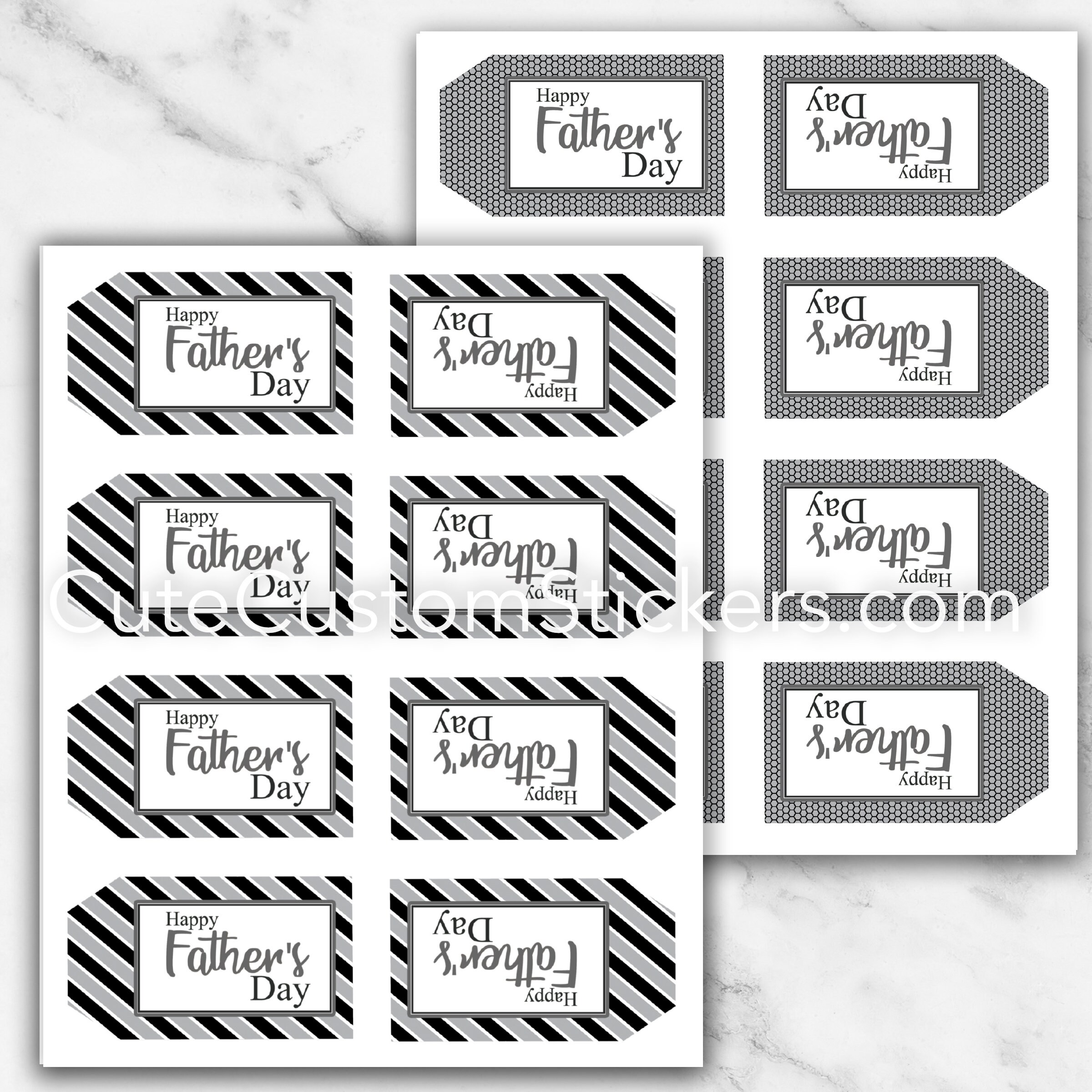 Father's Day Printable Gift Tags / Happy Fathers Day / Dad - Etsy